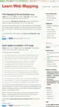 Mobile Screenshot of learnwebmapping.com